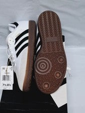Zapatos ADS-25/Adidas Samba, BLANCO, talla (7,5 UShombres-8,5 USWOMEN) NUEVO-CAJA DAÑADA