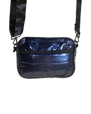 Bandolera acolchada de nailon azul Haute Shore bolsa de calidad STUNNER NUEVA SIN ETIQUETAS (67)