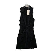 Vestido negro sin mangas Choosy para mujer vacaciones de verano talla 4