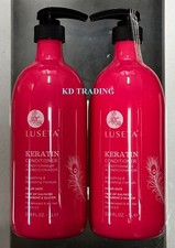(Pack de 2) LUSETA~ ACONDICIONADOR DE QUERATINA Suavizante Nutritivo para Cabello Dañado y Seco