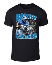 Camiseta estilo bootleg Barry Sanders
