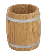 Bote madera roble barril utensilios cocina aceitado natural