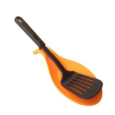 Soporte para utensilios de cocina 2 piezas reposapiés de cocina silicona cuchara anti escaldaduras