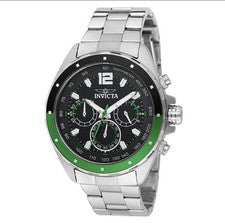 Reloj Hombre Invicta Speedway GearShift 44mm Acero Inoxidable Verde/Negro 49363