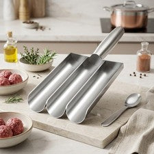 Albóndigas para cocina 2 piezas 304 acero inoxidable + 2 cucharas compactas