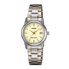 CASIO LTP-V002SG-9AUDF OROLOGIO DONNA ACCIAIO BICOLORE DATA 26mm SOTTOCOSTO