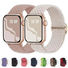 Correa de nailon con hebilla para Apple Watch iWatch Series 10 9 8 7 6 5 4 3 SE Ultra