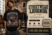 Camisa Streetwear Gráfica Personalizada Personalizada Premium Moda Urbana Camiseta