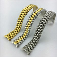 Correa de reloj de acero inoxidable resistente premium para Rolex Datejust 13/17/20/21 mm