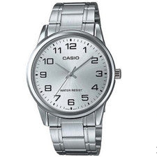 Casio Hombres Metal Banda Reloj Pulsera MTP-V001D-7B