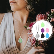 Aroma Necklace for Women Perfume Aromatherapy Jewelry Fragrance Diffuser Oil