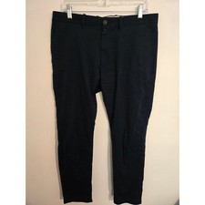 Nuevo sin etiquetas Pantalón chino J.Crew Slim-fit Flex azul marino estilo hombre H3167 talla 32x32.