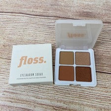 Paleta de sombras de ojos de hilo dental Squad Just Peachy 4 colores mate y brillante resaltado