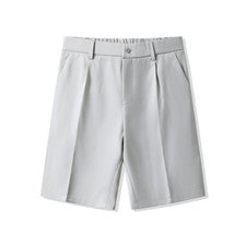 Traje Pantalones Cortos Estilo Fino de Verano para Hombres Estilo Níquel Pantalones Sueltos Informales