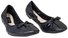 Jones New York Dara Cuero Napa Suave Ballet Pisos Negros Talla 9.5M Con Caja