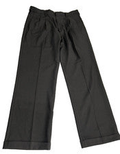 Pantalones para hombre Haggar - talla 34x30, negros, estilo clásico, diseño cómodo premium