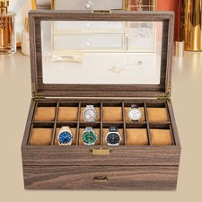 NUEVO caja de reloj caja de reloj caja de reloj caja de reloj cofre de reloj para 24 relojes