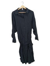 Vestido blusa mujer everme manga larga negro talla 36/S viscosa casual