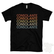 CAMISETA CONSOLA ESTILO RETRO REPETIDA hombre y mujer novedad genial nombre regalo