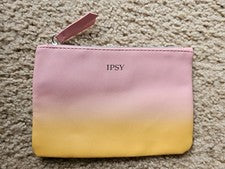 Bolso Glam Maquillaje Ipsy Rosa y Amarillo Mayo 2020 - Solo Bolso, Cartera, Belleza, Cosméticos