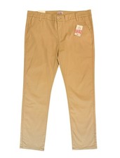 Pantalones chinos Bastion Trail clásicos elásticos de 4 vías para hombre color caqui tostado talla 38 X 31 NUEVO