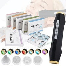 Máquina de belleza facial SPA CO2 burbuja oxígeno gel piel exfoliantes brillantes vaina kit A