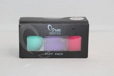 ME Makeover Essentials 3 Esponja Puff Pack Belleza Maquillaje Aplicadores Herramientas NUEVO