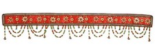 Tradicional indio hecho a mano último puerta colgante Toran para decoración del hogar