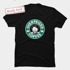 Nueva Camiseta Informal Café Cara Camiseta Algodón Unisex Talla S a 3XL