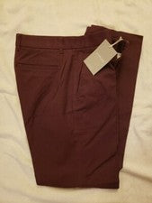 Pantalones Chinos Everlane Para Hombre Talla 30x30 Púrpura Informales Calce Ajustado Preppy