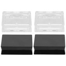 Paleta de 4 piezas con soporte de sombra de ojos vacía pequeña compacta organizadora de belleza
