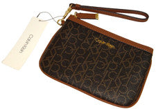 Cartera sin asas tipo muñeca CK Signature para mujer Calvin Klein marrón equipaje H8GLIKX1