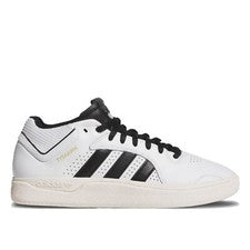 Nuevo Adidas Tyshawn de cuero blanco/negro/blanco para hombre