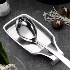 Cocina Poner Bandeja Utensilios Soporte Espátula Soporte Cuchara Resistente Acero Inoxidable