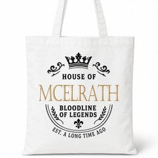 Bolso de Mano MCELRATH Casa del Apellido Algodón Idea de Regalo