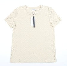 Camiseta para mujer Jacqueline de Yong beige, S, estilo informal