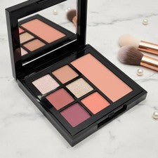 Paleta de sombras de ojos Whats Up Beauty Flirtique para ojos y mejillas rubor nueva