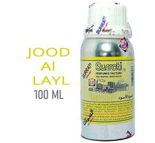 Aceite de perfume concentrado Jood Al Layl Surrati, envasado de 100 ml, aceite Attar.