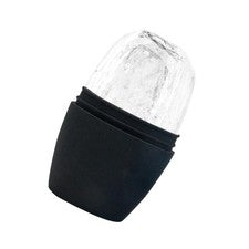 Rodillos de hielo de silicona negros para masaje facial compresa fría y flujo sanguíneo
