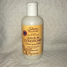 Acondicionador sin enjuague de karité Shea Solutions, 8 oz. Botella nueva