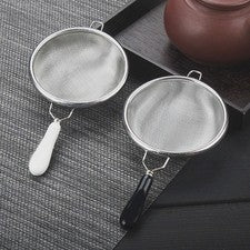 Huevo de té de acero inoxidable de 14,5 x 7,5 cm de malla fina para infusión transparente