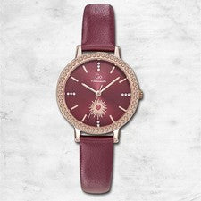 Girl Only GO Reloj De Pulsera Mademoiselle Cuarzo Cuero Rojo UGO699654