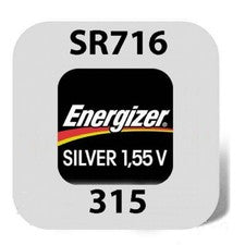 3 x Batería de reloj Energizer 315 1,55 V SR716SW SR67 23mAh Batería Pila de botón