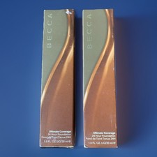 Lote (2) Base Tonka Becca Ultimate Coverage 24 horas 1,0 oz/30 ml NUEVA en caja