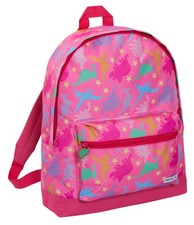 Mochila ScruffyTed Dinosaurio Niñas Niños Rosa Dino Grande Bolso Escolar Bolsa de Viaje