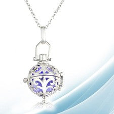 Collares difusores de aceites esenciales joyería aromaterapia perfume colgante