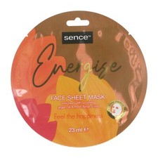 Mascarillas de tela Sence 23 ml Energiise aceite de argán bienestar cuidado Face Sheet rostro piel