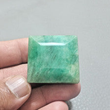 Maravillosa joyería de piedras preciosas sueltas de forma cuadrada esmeralda ...