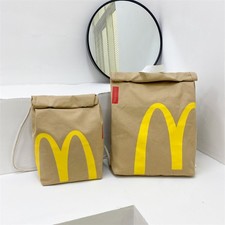 Mochila de Viaje de Alta Calidad Moda Estudiantes Mochila Bolso Mcdonald* Bolso de Dibujos Animados