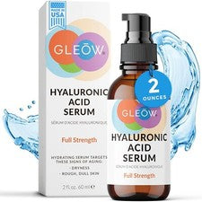 NUEVO Suero de ácido hialurónico puro para suero hidratante facial y antienvejecimiento 2 oz